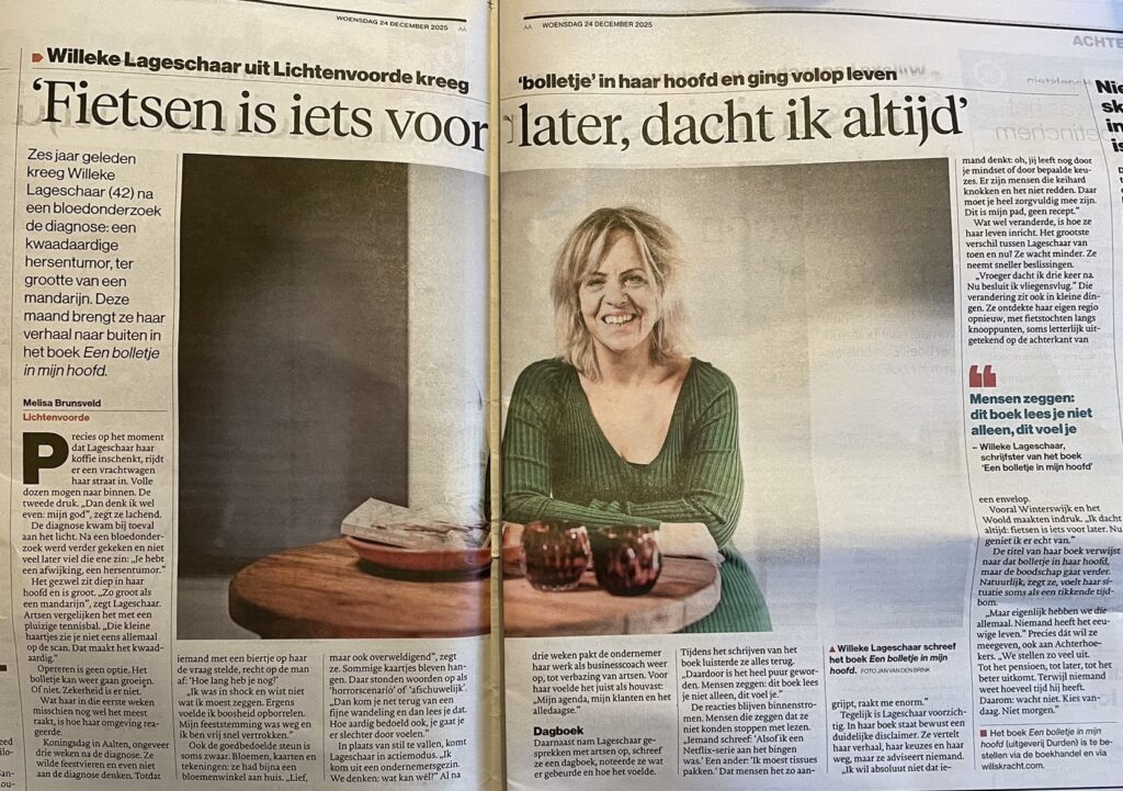 willeke lageschaar in de Gelderlander