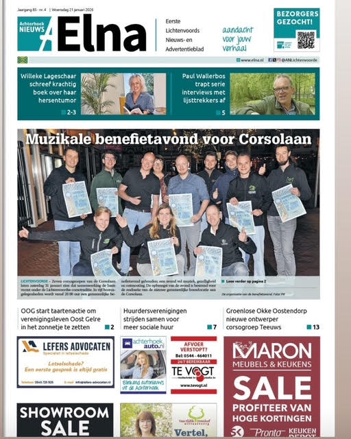 Willeke Lageschaar in ELNA achterhoek nieuws